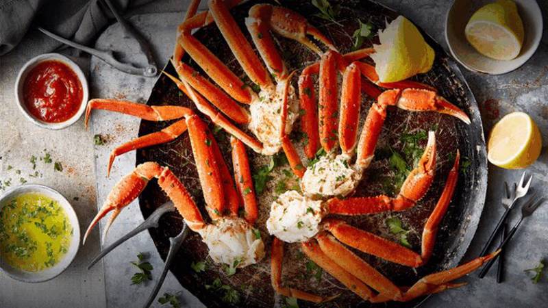 Wild Snow Crab Leg Clusters