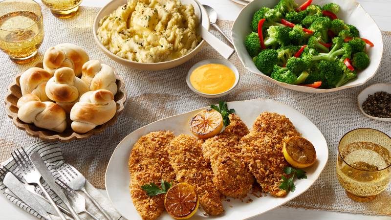 Crispy Chicken Cutlet Meal