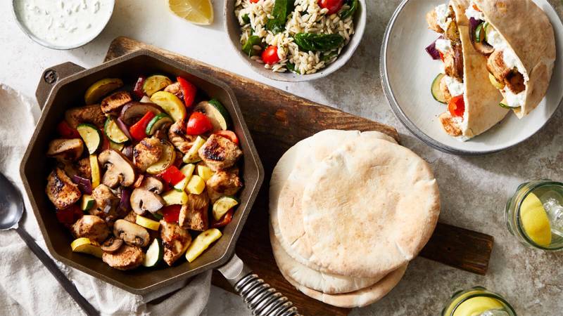 Mediterranean Pita Meal