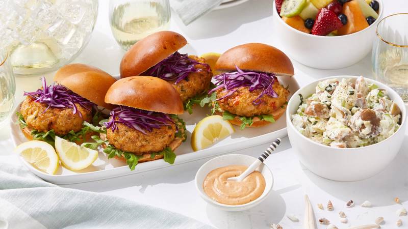 Crispy Chicken or Seafood Sandwiches Meal